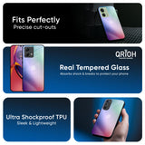 Abstract Holographic Glass Case for Motorola Edge 40