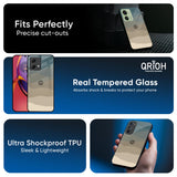 Abstract Mountain Pattern Glass Case for Motorola Edge 30