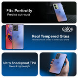 Blue Aura Glass Case for Motorola G84 5G