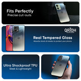 Tricolor Ombre Glass Case for Motorola G84 5G