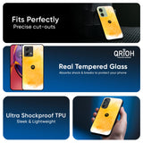 Rustic Orange Glass Case for Motorola G84 5G