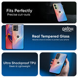 Mystic Aurora Glass Case for Motorola Edge 30