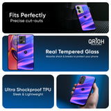 Colorful Dunes Glass Case for Motorola Edge 30