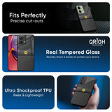 Grey Metallic Glass Case For Motorola Edge 40 Neo