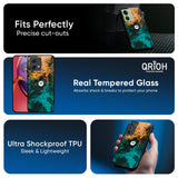 Watercolor Wave Glass Case for Motorola Edge 40 Neo