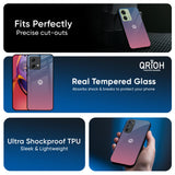Pastel Gradient Glass Case for Motorola Edge 30