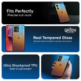 Rich Brown Glass Case for Motorola Edge 40 Neo