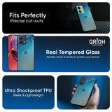 Sea Theme Gradient Glass Case for Motorola G84 5G