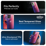 Multi Shaded Gradient Glass Case for Motorola Edge 40