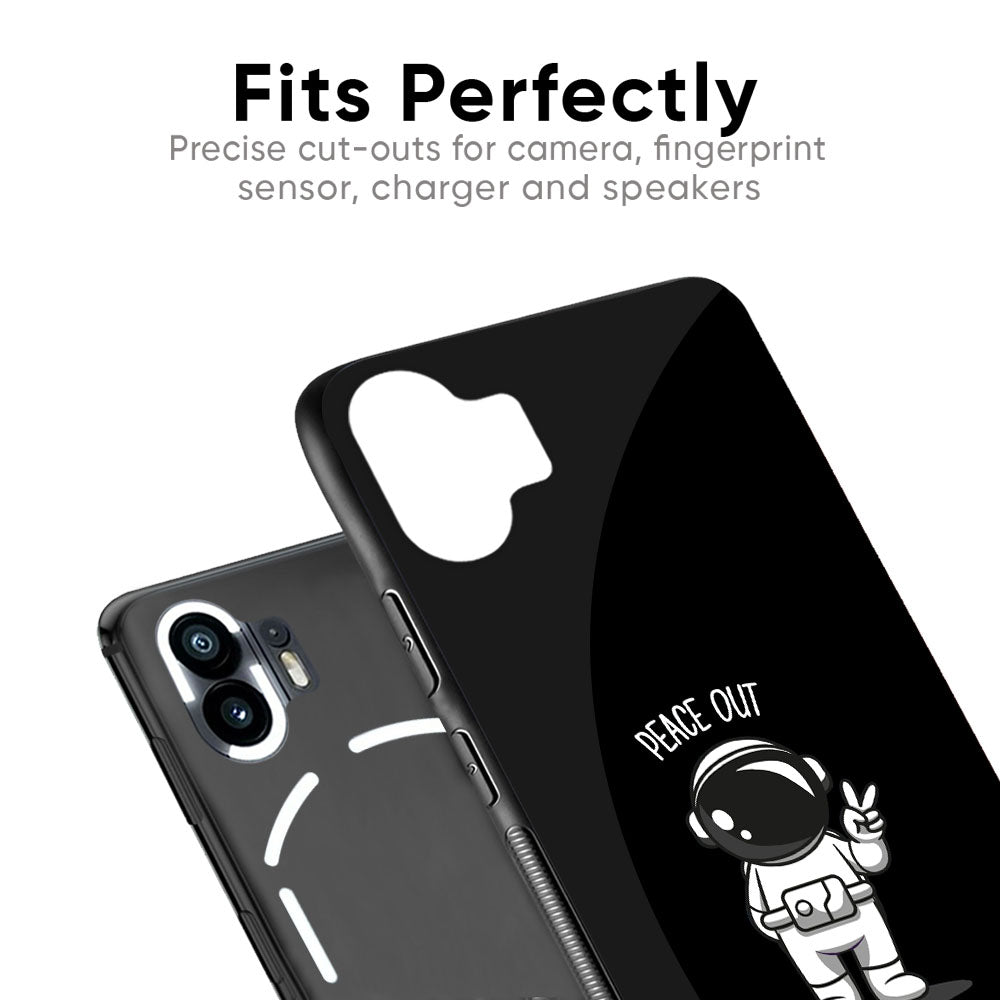 Peace Out Astro Glass Case for Nothing Phone 2