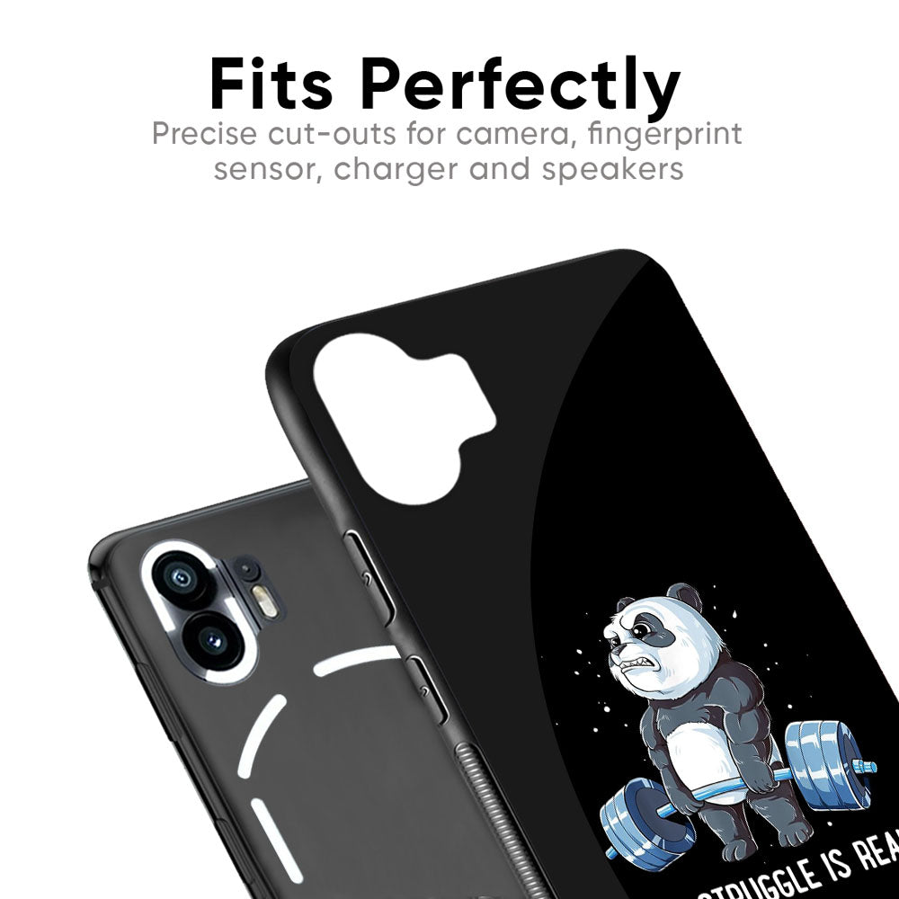 Real Struggle Glass Case for Nothing Phone 2