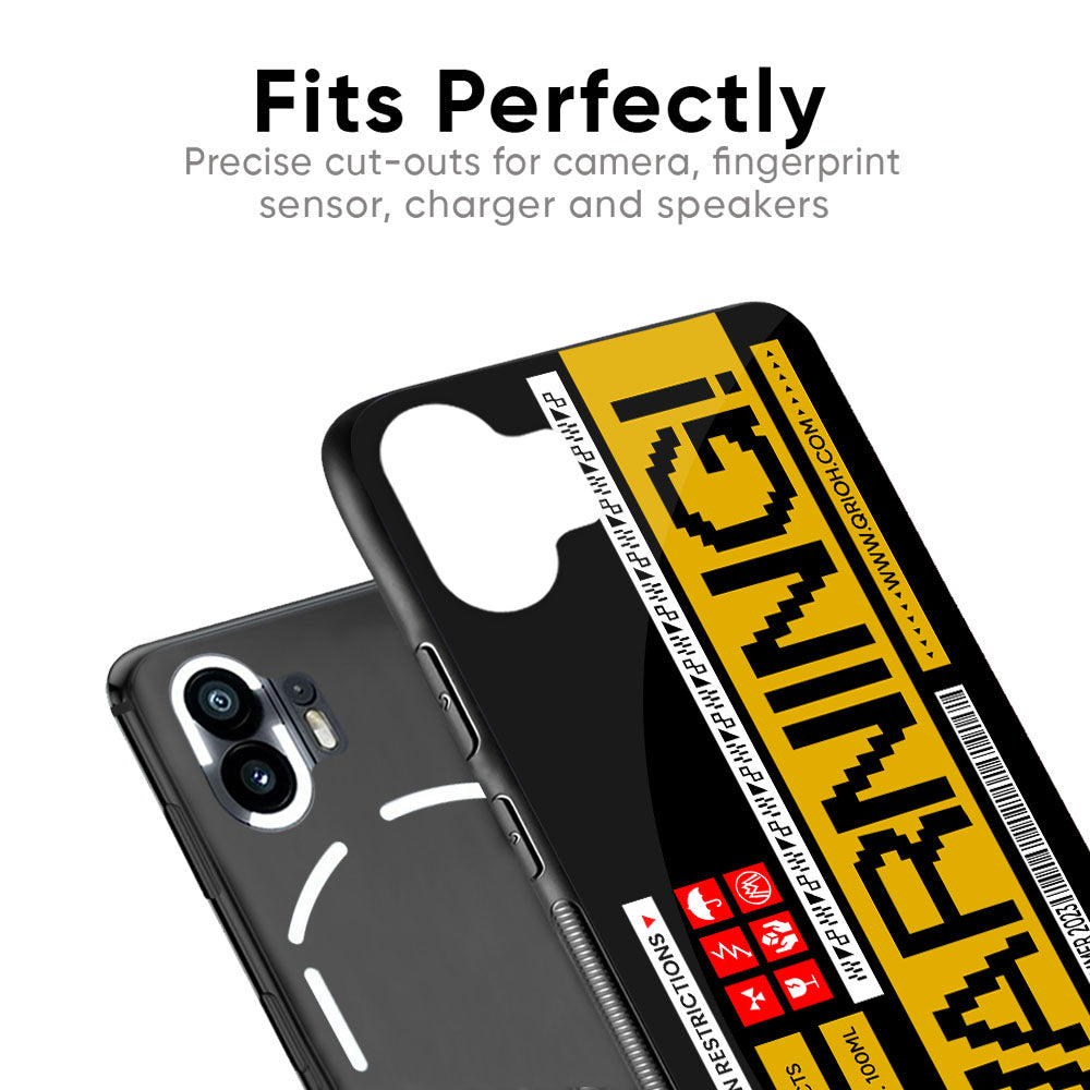 Aircraft Warning Glass Case for Nothing Phone 2