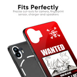Luffy Wanted Glass Case for Nothing Phone 1