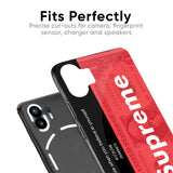 Supreme Ticket Glass Case for Nothing Phone 2