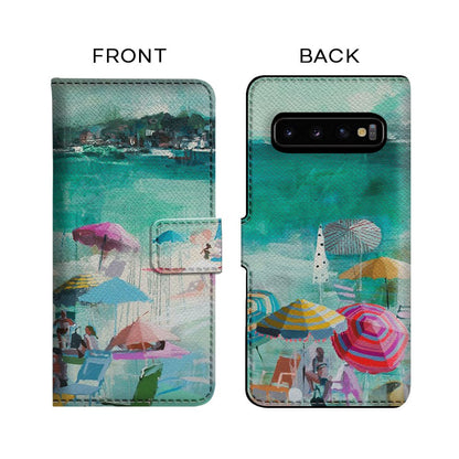 Summer Beach Scene Flip Case for Samsung