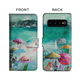 Summer Beach Scene Flip Case for Samsung