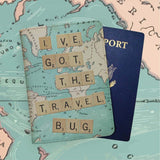 Travel Bug Passport Cover