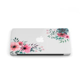 Corner Floral Macbook cover