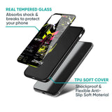 Astro Glitch Glass Case for iPhone XS