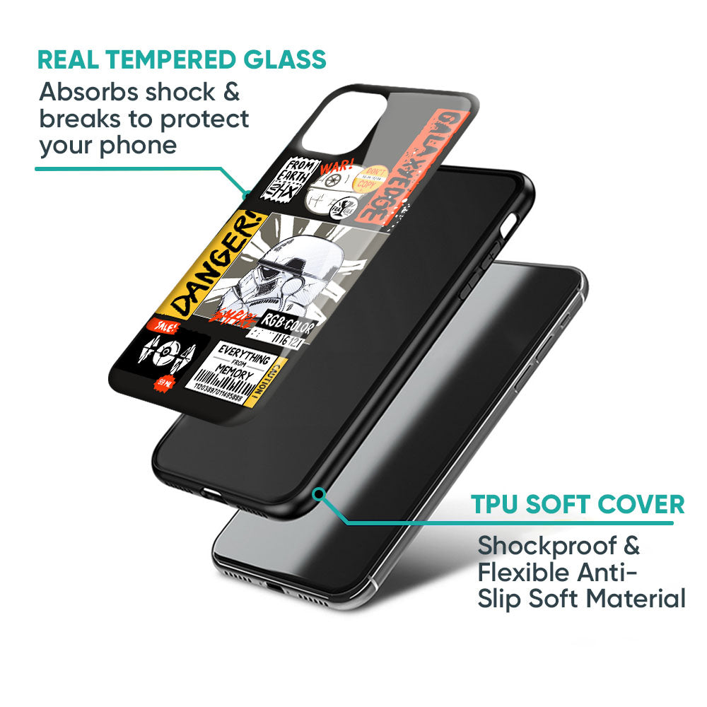 Galaxy Edge Glass Case for IQOO 9 5G