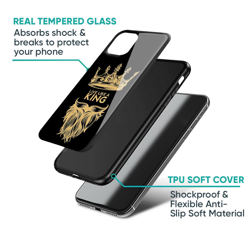 King Life Glass Case For Vivo X50 Pro