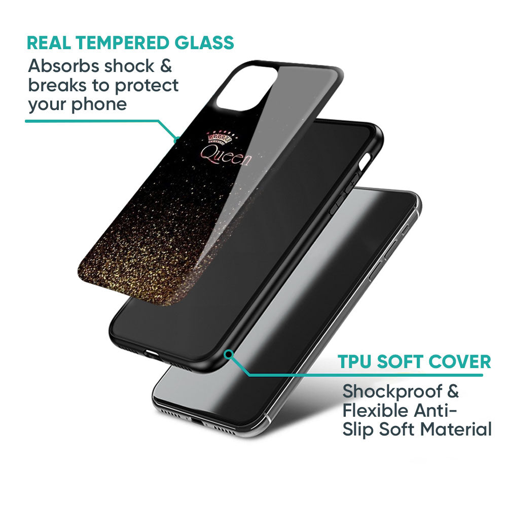 I Am The Queen Glass Case for iPhone XS Max