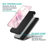 Diamond Pink Gradient Glass Case For OnePlus 8