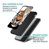 Angry Tiger Glass Case For Realme 7