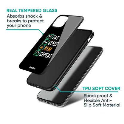 Daily Routine Glass Case for iPhone XS Max