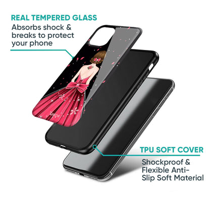 Fashion Princess Glass Case for Vivo X50 Pro
