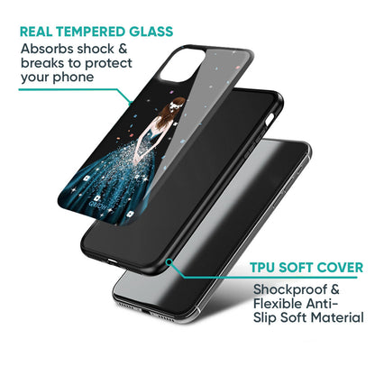 Queen Of Fashion Glass Case for iPhone XS Max