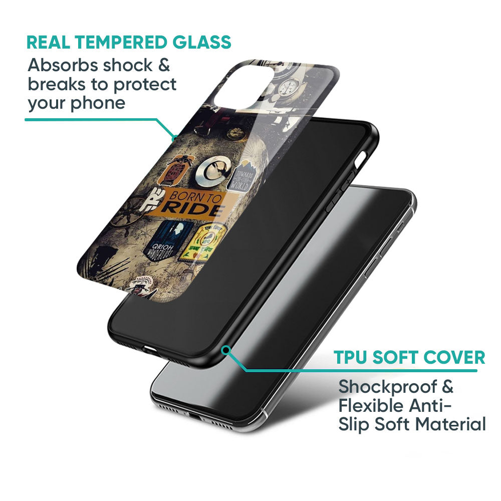 Ride Mode On Glass Case for iPhone XS Max