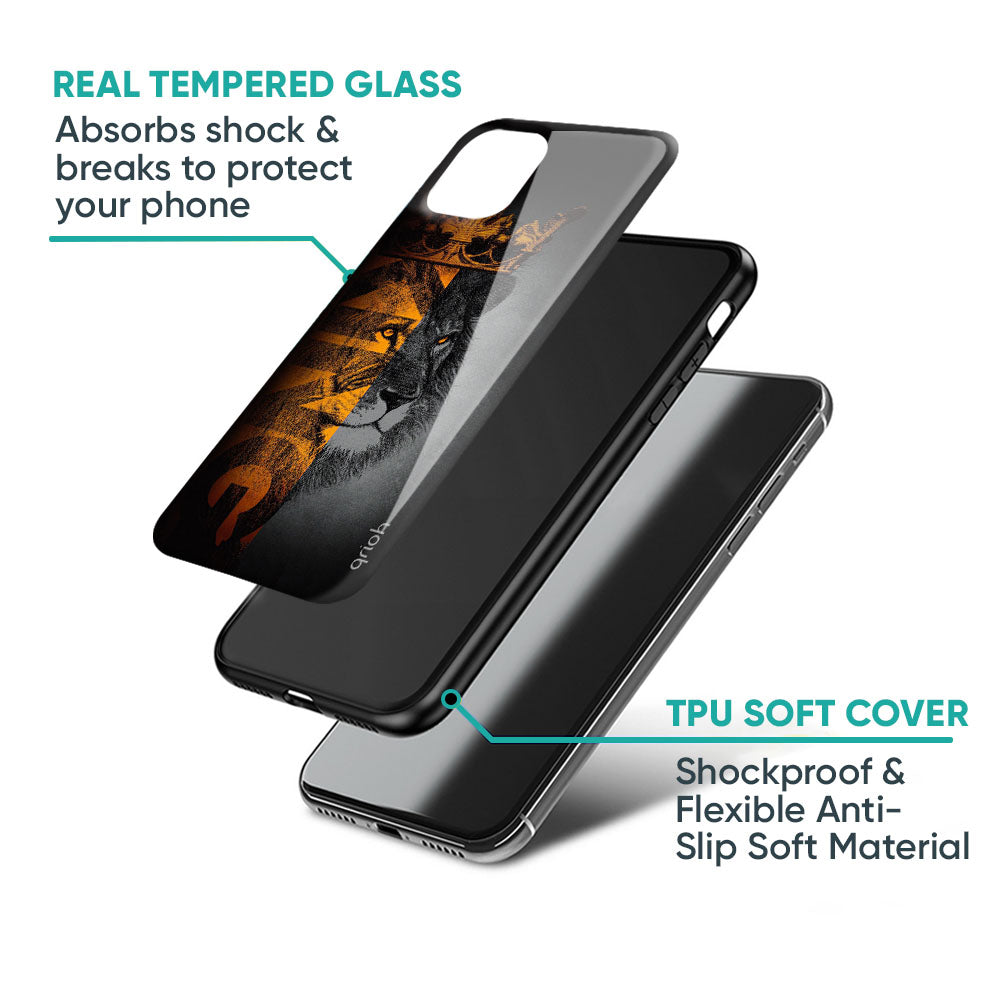 King Of Forest Glass Case for iPhone XR