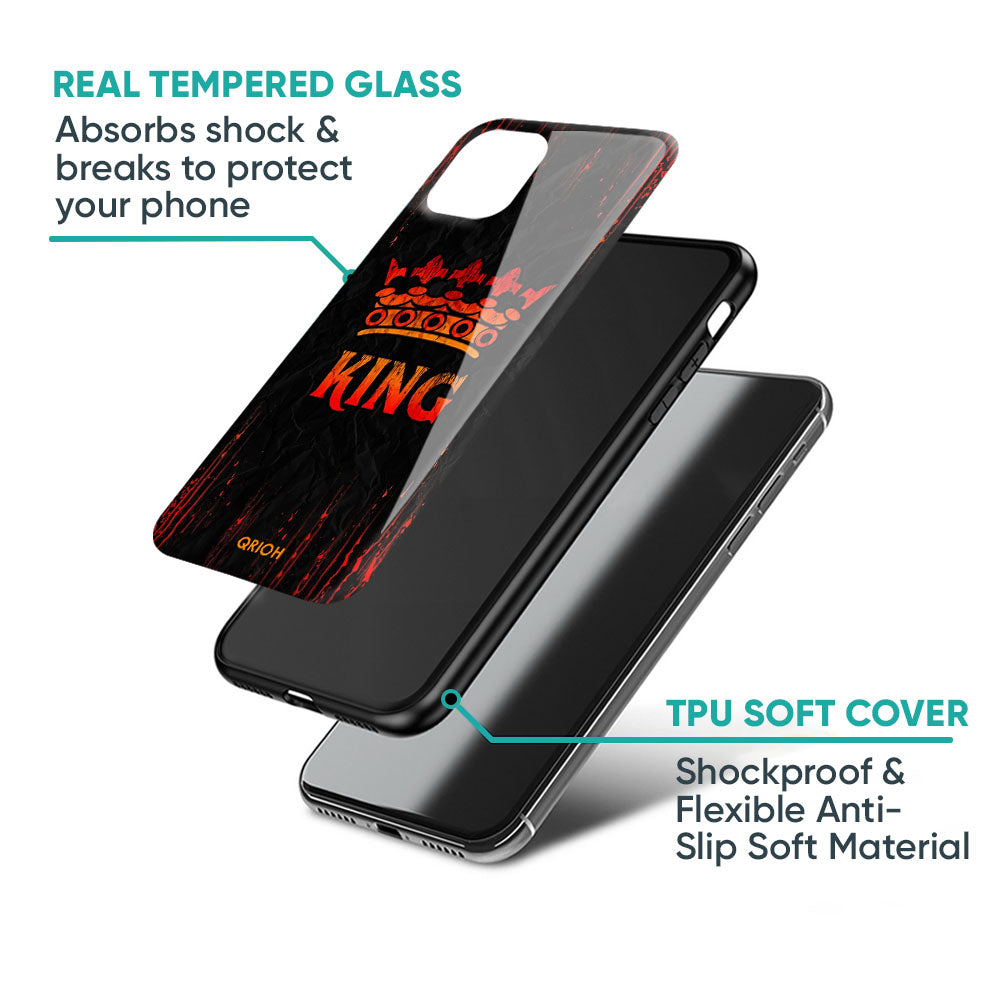 Royal King Glass Case for iPhone XS Max