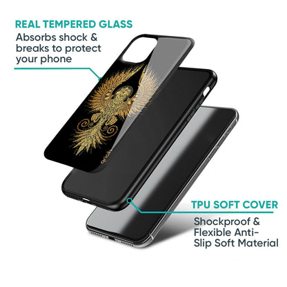 Mythical Phoenix Art Glass Case for iPhone XS Max