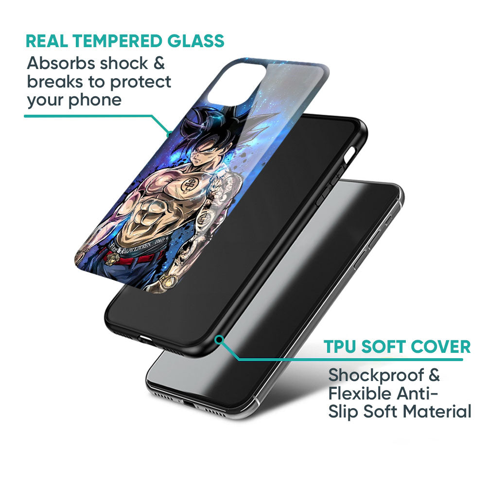 Branded Anime Glass Case for Vivo X50 Pro