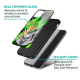 Anime Green Splash Glass Case for iPhone 14 Pro Max