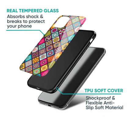 Multicolor Mandala Glass Case for OnePlus 11R 5G