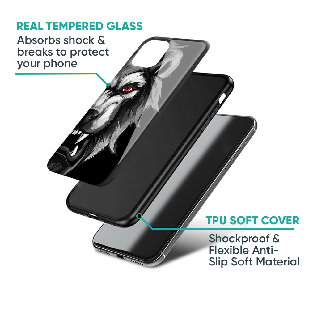 Wild Lion Glass Case for iPhone XS Max
