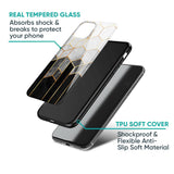Tricolor Pattern Glass Case for Oppo Reno4 Pro