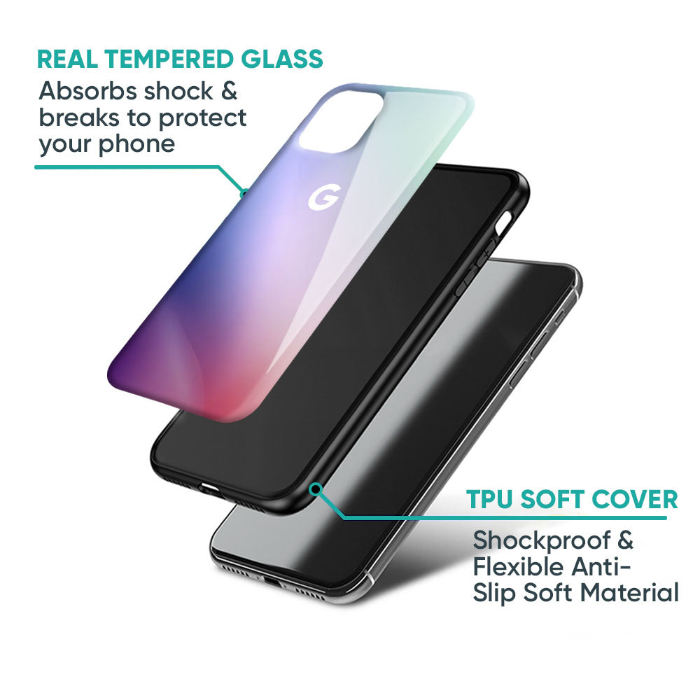 Abstract Holographic Glass Case for Google Pixel 7A