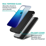 Blue Rhombus Pattern Glass Case for Google Pixel 8