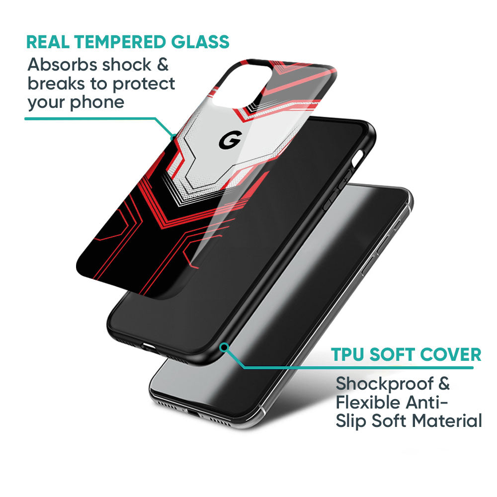 Quantum Suit Glass Case For Google Pixel 7A