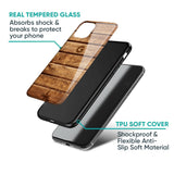 Wooden Planks Glass Case for Google Pixel 6a