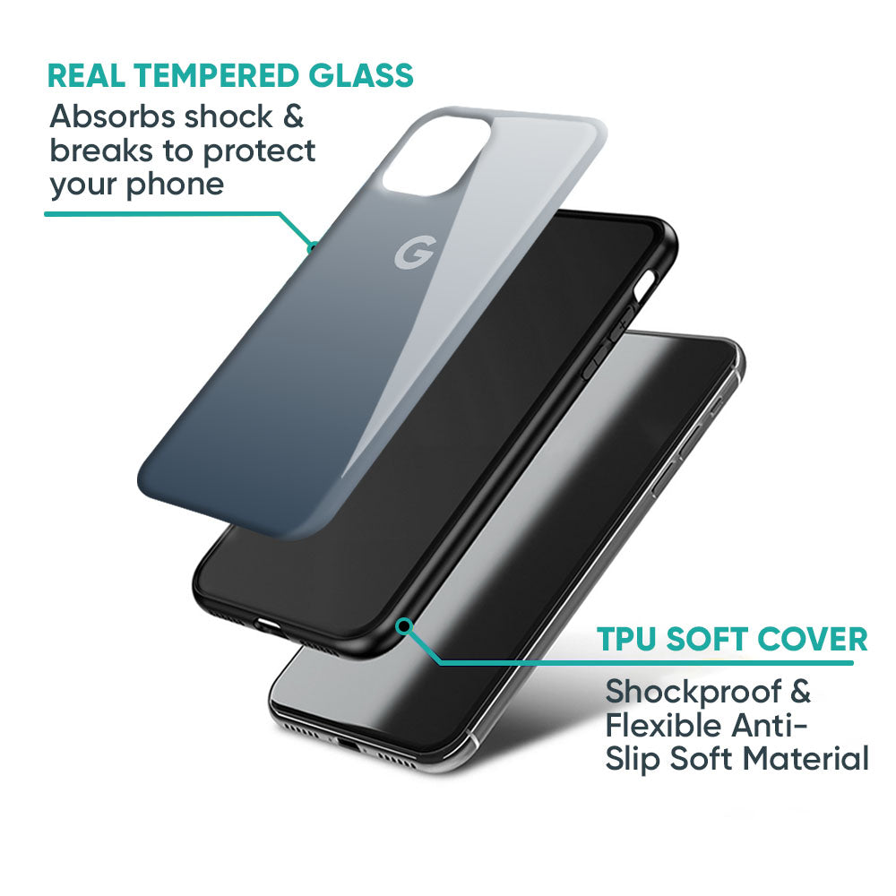 Dynamic Black Range Glass Case for Google Pixel 6a