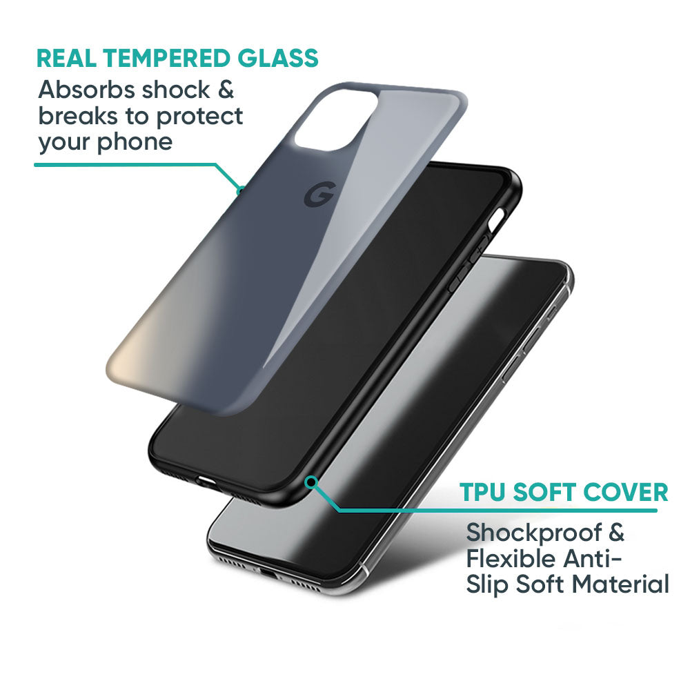 Metallic Gradient Glass Case for Google Pixel 7A