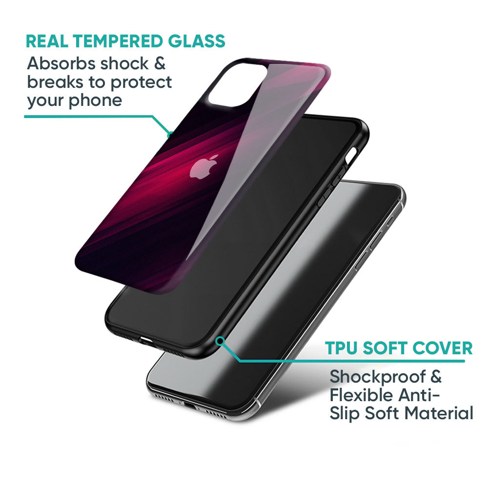 Razor Black Glass Case for iPhone 11