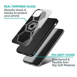 Hexagon Style Glass Case For iPhone X