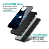 Blue Rough Abstract Glass Case for iPhone 7 Plus