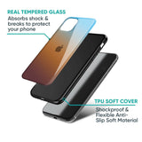 Rich Brown Glass Case for iPhone SE 2020
